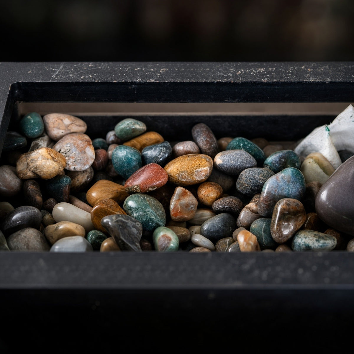 Multicolor Decorative Pebbles for Plants – Natural Garden & Pot Stones